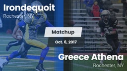 Matchup: Irondequoit vs. Greece Athena  2017