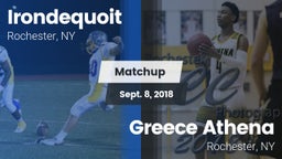 Matchup: Irondequoit vs. Greece Athena  2018