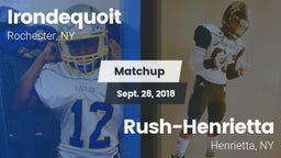 Matchup: Irondequoit vs. Rush-Henrietta  2018