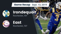 Recap:  Irondequoit  vs. East  2019