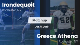 Matchup: Irondequoit vs. Greece Athena  2019