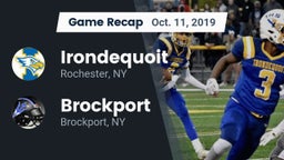 Recap:  Irondequoit  vs. Brockport  2019