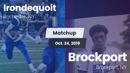 Matchup: Irondequoit vs. Brockport  2019