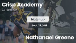 Matchup: Crisp Academy vs. Nathanael Greene 2017