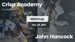 Matchup: Crisp Academy vs. John Hancock 2017