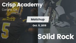 Matchup: Crisp Academy vs. Solid Rock 2019