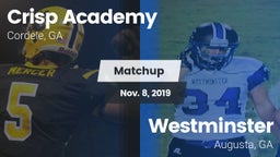 Matchup: Crisp Academy vs. Westminster  2019
