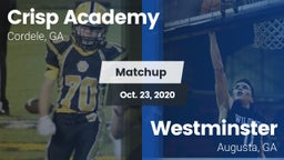 Matchup: Crisp Academy vs. Westminster  2020