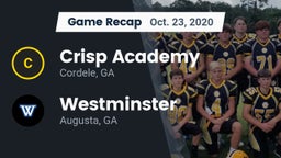 Recap: Crisp Academy  vs. Westminster  2020