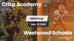 Matchup: Crisp Academy vs. Westwood Schools 2020