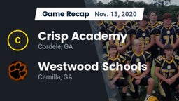 Recap: Crisp Academy  vs. Westwood Schools 2020