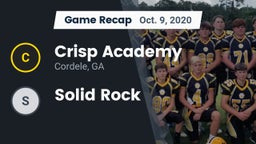 Recap: Crisp Academy  vs. Solid Rock 2020