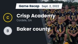 Recap: Crisp Academy  vs. Baker county 2022