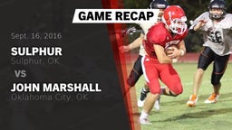 Recap: Sulphur  vs. John Marshall  2016