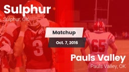 Matchup: Sulphur vs. Pauls Valley  2016