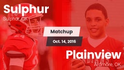 Matchup: Sulphur vs. Plainview  2016
