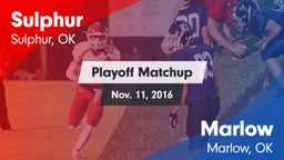 Matchup: Sulphur vs. Marlow  2016