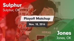 Matchup: Sulphur vs. Jones  2016