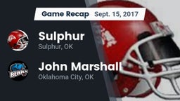 Recap: Sulphur  vs. John Marshall  2017