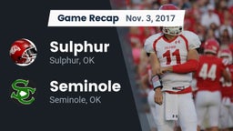 Recap: Sulphur  vs. Seminole  2017
