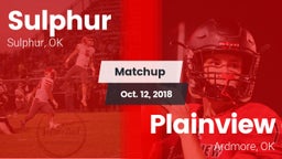 Matchup: Sulphur vs. Plainview  2018