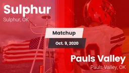 Matchup: Sulphur vs. Pauls Valley  2020