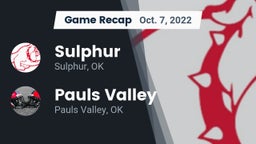 Recap: Sulphur  vs. Pauls Valley  2022