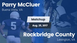 Matchup: Parry McCluer vs. Rockbridge County  2017