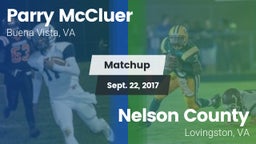 Matchup: Parry McCluer vs. Nelson County  2017