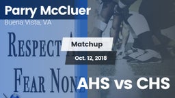 Matchup: Parry McCluer vs. AHS vs CHS 2018