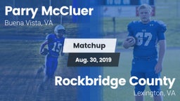 Matchup: Parry McCluer vs. Rockbridge County  2019