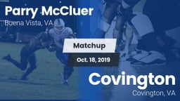 Matchup: Parry McCluer vs. Covington  2019