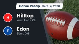 Recap: Hilltop  vs. Edon  2020