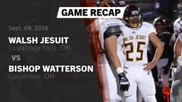 Recap: Walsh Jesuit  vs. Bishop Watterson  2016