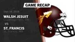 Recap: Walsh Jesuit  vs. St. Francis  2016