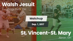 Matchup: Walsh Jesuit vs. St. Vincent-St. Mary  2017