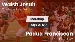 Matchup: Walsh Jesuit vs. Padua Franciscan  2017