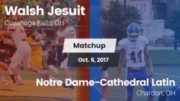 Matchup: Walsh Jesuit vs. Notre Dame-Cathedral Latin  2017