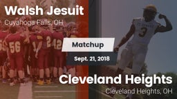 Matchup: Walsh Jesuit vs. Cleveland Heights  2018