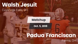 Matchup: Walsh Jesuit vs. Padua Franciscan  2018