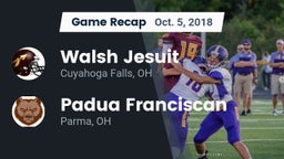 Recap: Walsh Jesuit  vs. Padua Franciscan  2018