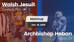 Matchup: Walsh Jesuit vs. Archbishop Hoban  2018