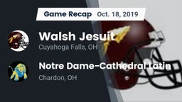 Recap: Walsh Jesuit  vs. Notre Dame-Cathedral Latin  2019