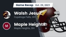 Recap: Walsh Jesuit  vs. Maple Heights  2021