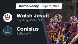 Recap: Walsh Jesuit  vs. Canisius  2022