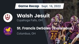 Recap: Walsh Jesuit  vs. St. Francis DeSales  (Columbus) 2022