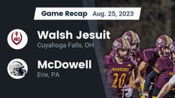 Recap: Walsh Jesuit  vs. McDowell  2023