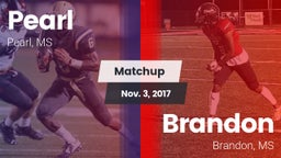 Matchup: Pearl  vs. Brandon  2017