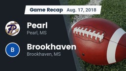 Recap: Pearl  vs. Brookhaven  2018
