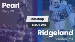 Matchup: Pearl  vs. Ridgeland  2019